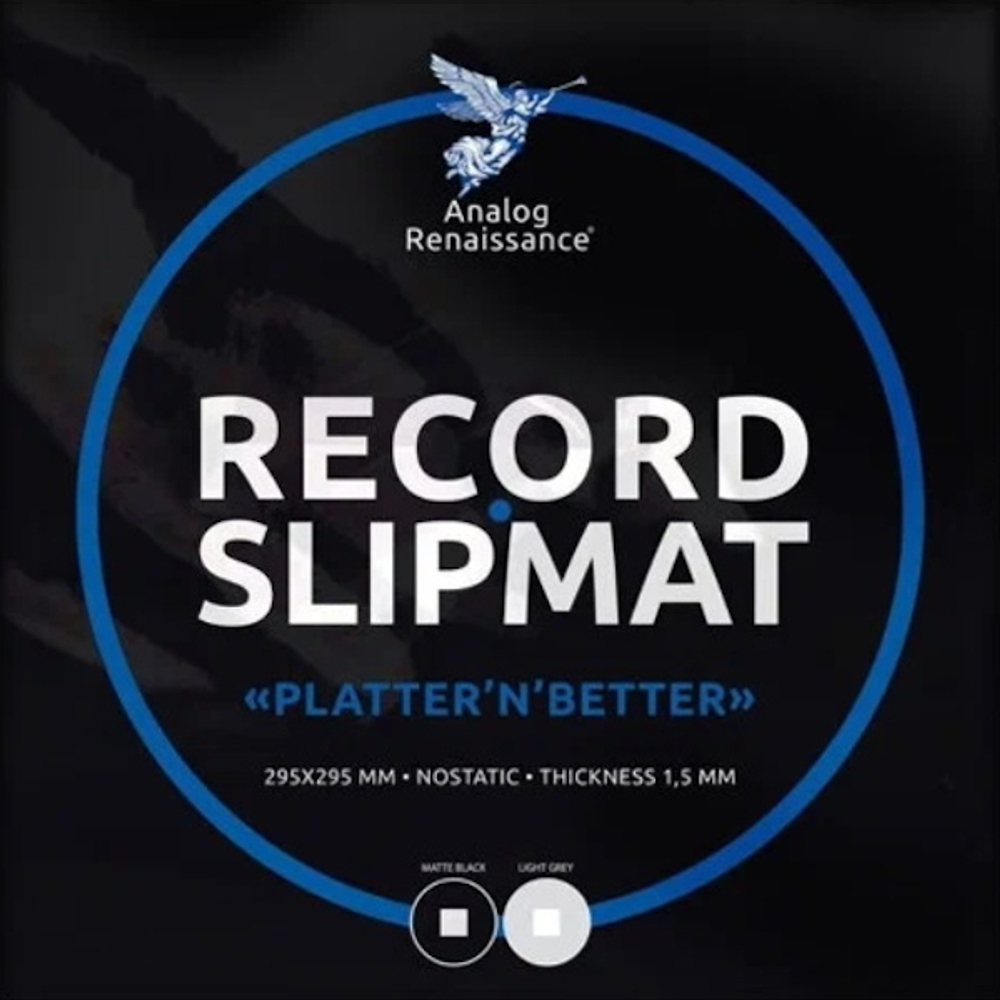 Слипмат Для Проигрывателя (Analog Renaissance Record Slipmat)(Светло-серый)