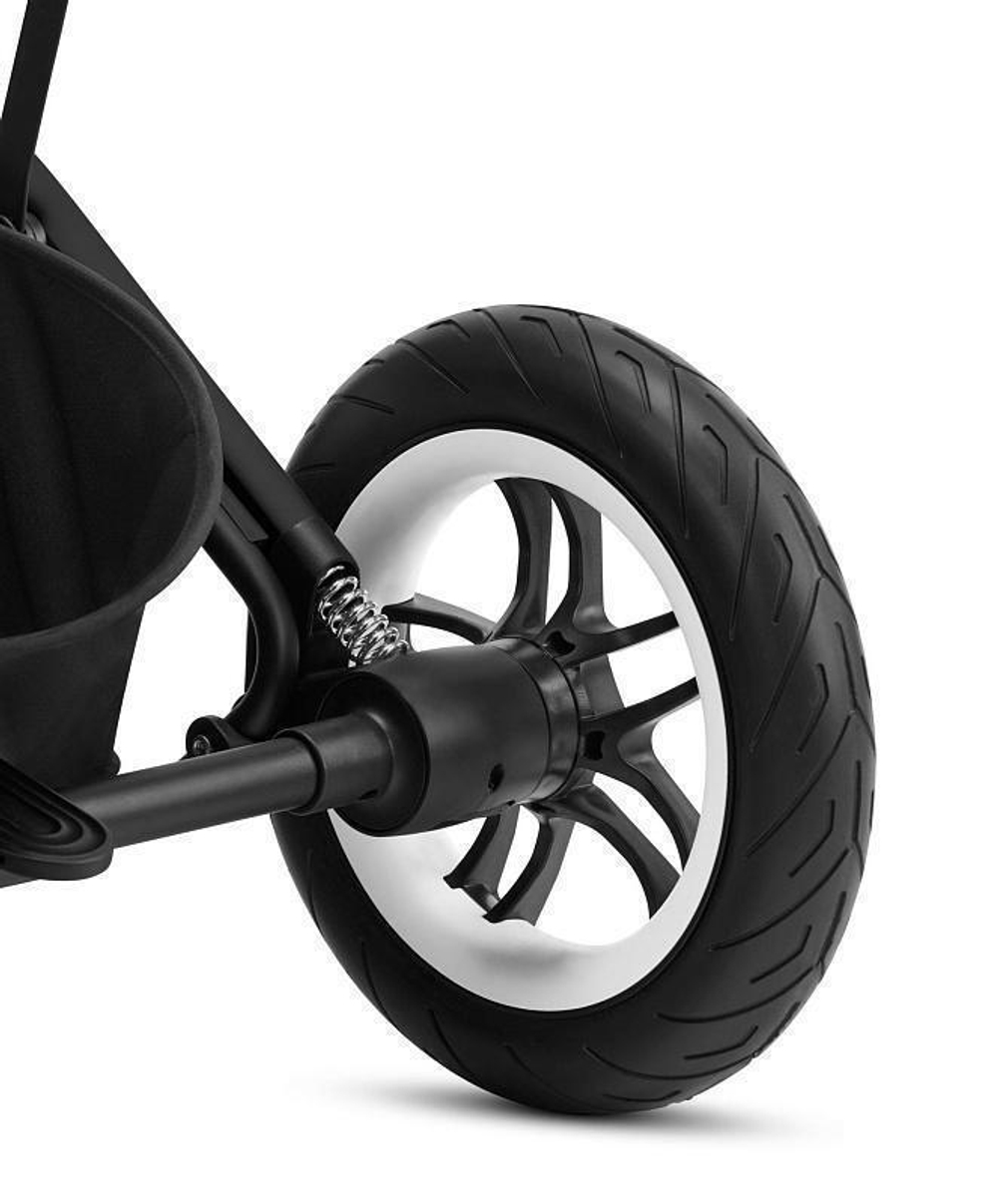 Коляска Cybex Talos S Lux TPE complete Aton B2 Volcano Black 3 в 1 Seashell Beige с дождевиками