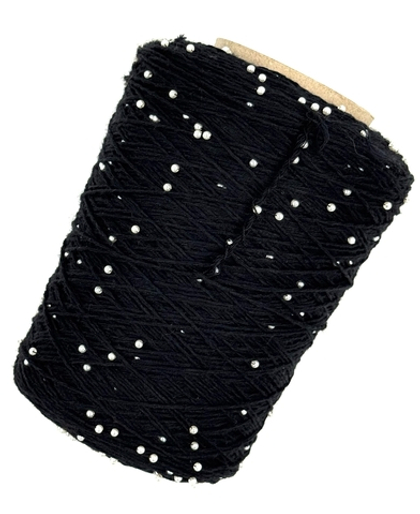 Коллекция chanel, Меринос с бусинами под жемчуг. 320м|100г