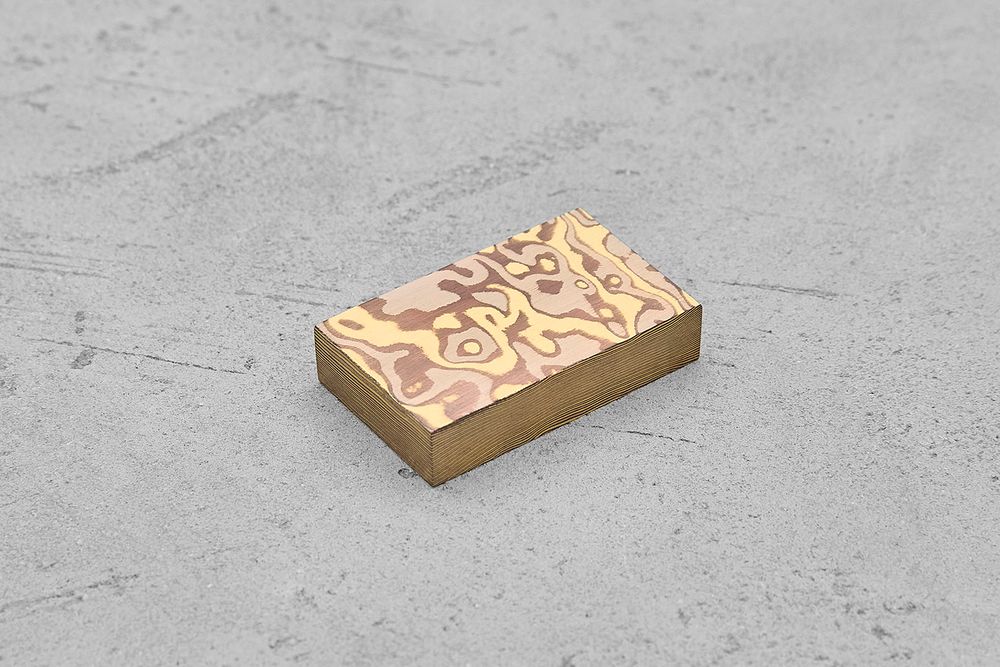 Мокуме дикий, брусок 36x22x8,0мм, 58г