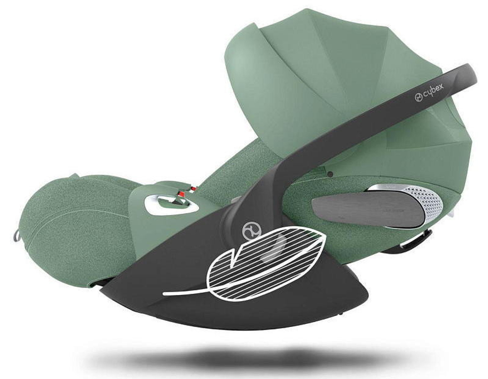 Коляска Cybex Balios S Lux SLV complete Cloud T Leaf Green Plus 3 в 1 Stone Grey с дождевиками
