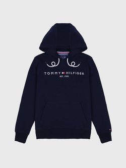 Худи Tommy Hilfiger Embroidered Tommy Logo Navy