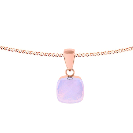 Колье Qudo Firenze rose water opal 400314.1 R/RG