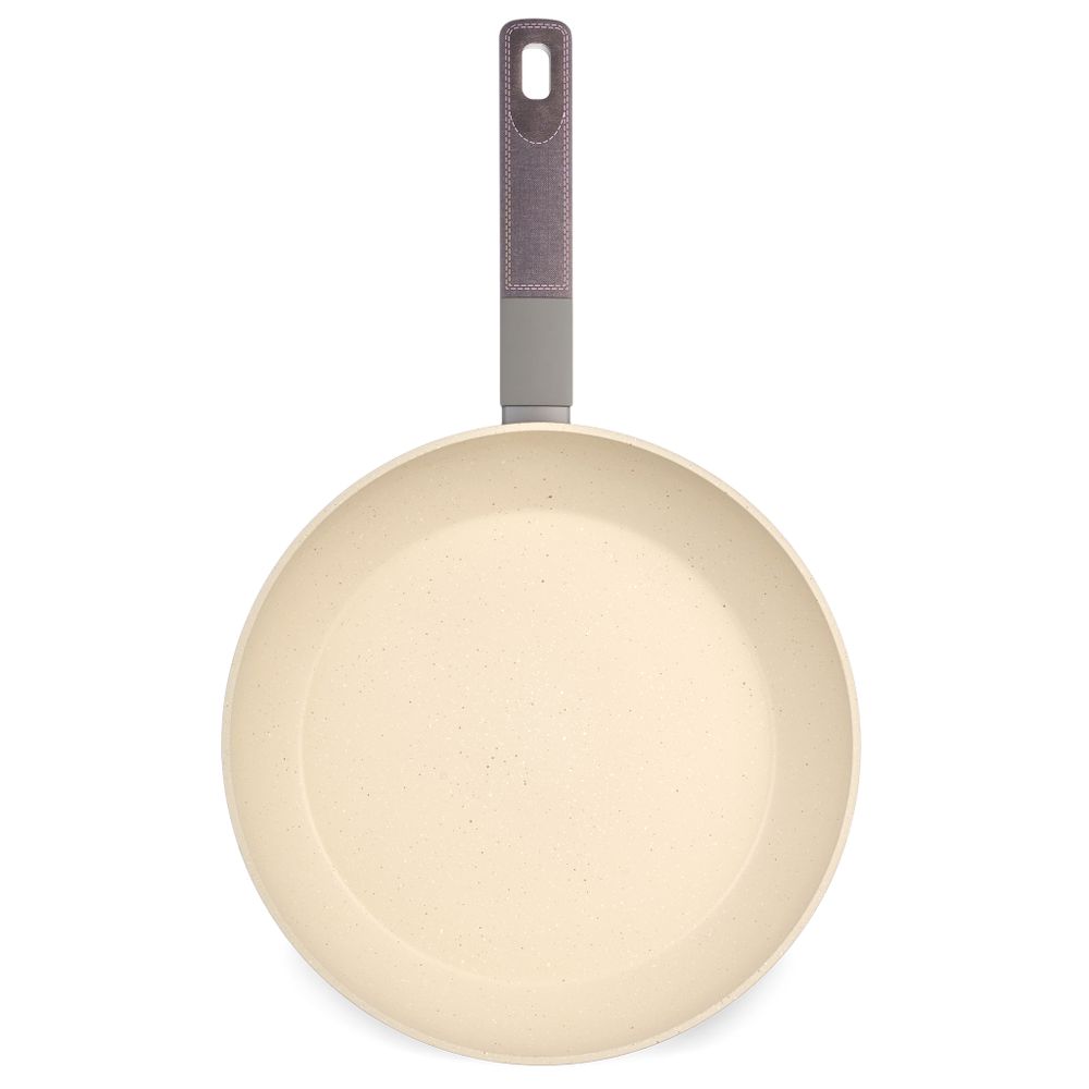 СКОВОРОДА С АНТИПРИГАРНЫМ ПОКРЫТИЕМ PFLUON MARBLE, 28*5,2 СМ