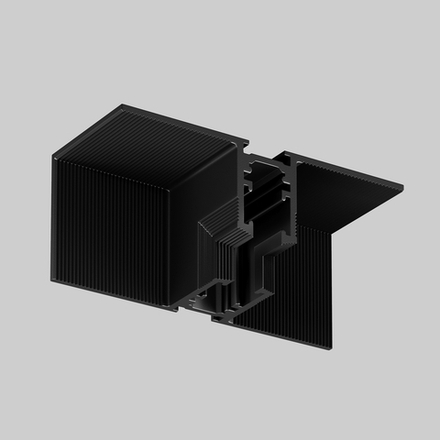 Коннектор L-образный внутренний, встраиваемый под ГКЛ 9,5 мм Levity