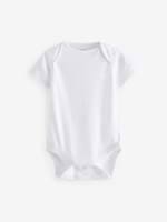 Боди с коротким рукавом для малышей Next N44-472, 3 шт., Белый