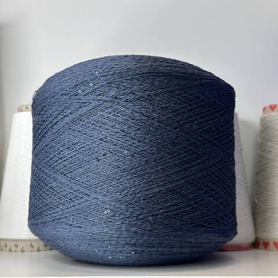 LINETTE PAILLETES - 80% лен, 20% п/а, микропайетки 2мм, ; 450м\100гр; цвет: припыленные чернила, пайетки в цвет пряжи;