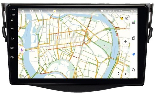 Магнитола для Toyota RAV4 2005-2012, Vanguard - Vaycar VA77-0018 на Android 13, 8-ядер, 2Гб-32Гб, 4G SIM-слот