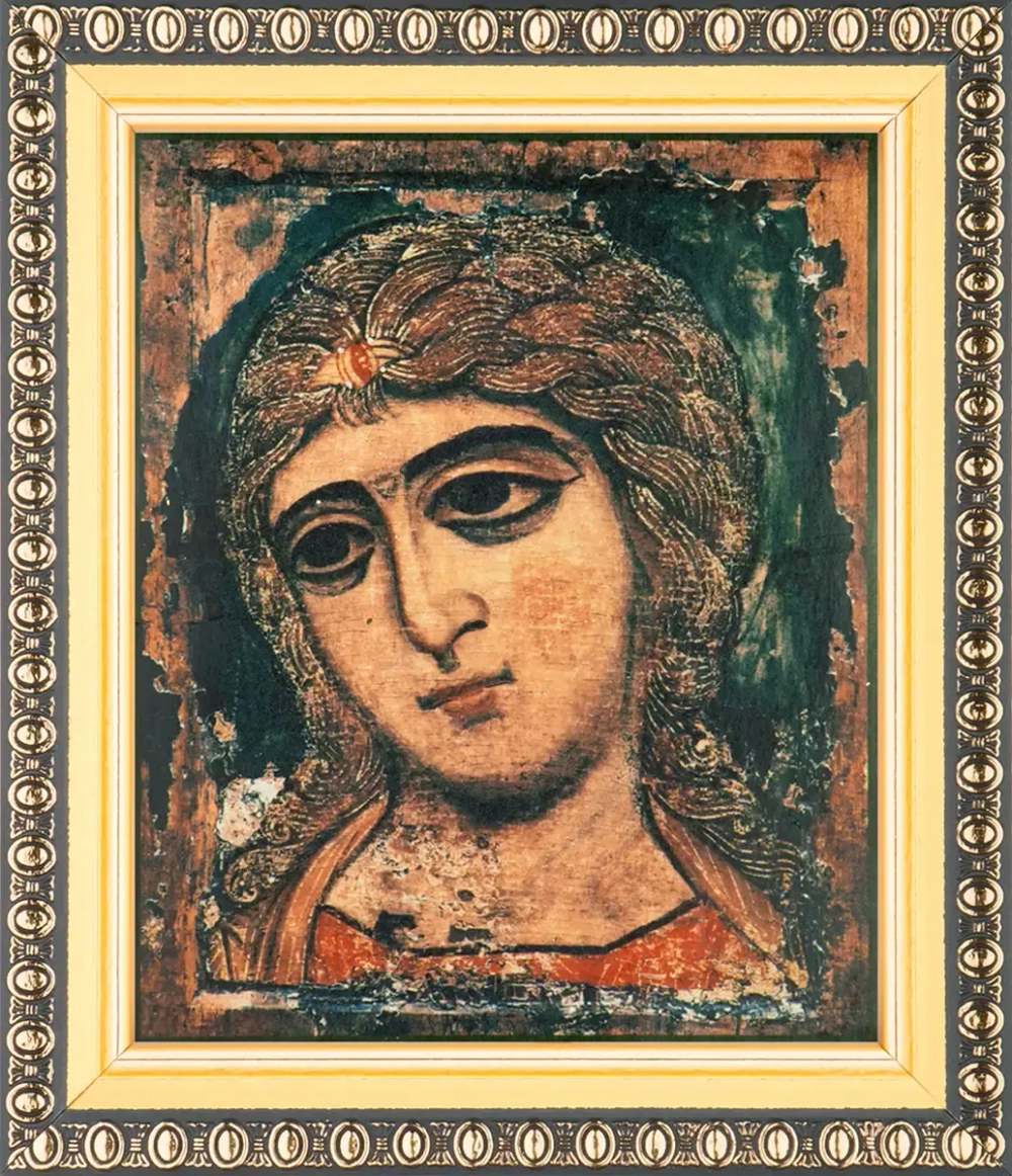 Икона "Гавриил Архангел "Ангел златые власы" (стар. образ) 10х12 в раме 13х15