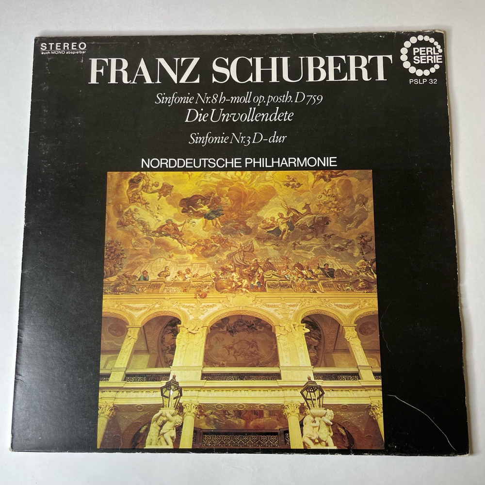 Винтажная виниловая пластинка LP L. Van Beethoven Бетховен, Adolf Drescher, Sonate Nr. 31 As dur, op. 110; Sonate Nr. 32 c moll, op. 111 (Германия 1968)