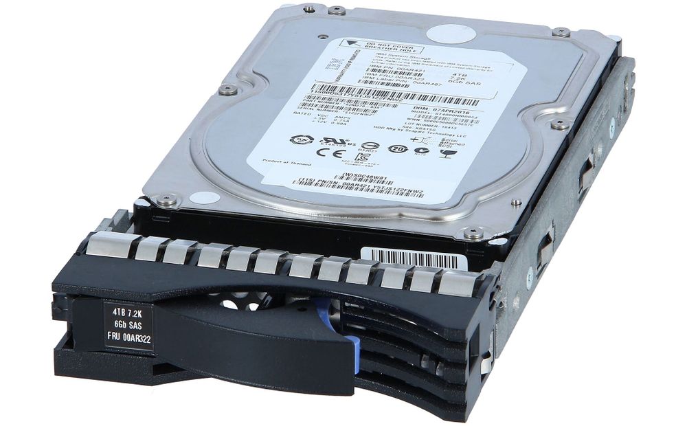 Жесткий диск IBM 4TB 3.5in 7.2K 6Gb SAS V7000 00AR421