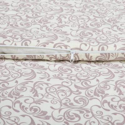 Пододеяльник трикотажный на молнии Завиток капучино 261 АРТПОСТЕЛЬ 145х215