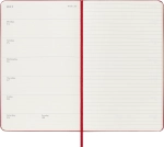Еженедельник на 2025-2026 гг Moleskine Academic WKNT (DHF218WN3) 13х21 см, твердая обложка, красный