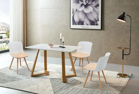 Стул Bjorg с белой спинкой