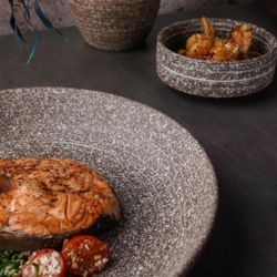 Салатник 1300 мл d 25,7 см h4,4 см Brown Untouched Taiga P.L. Proff Cuisine [1]