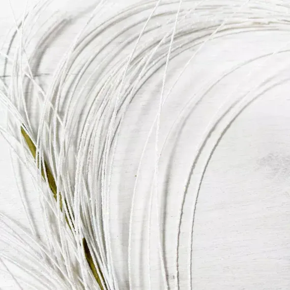 Ветвь Блестящая белая 102 см., Christmas DeLuxe (89542)