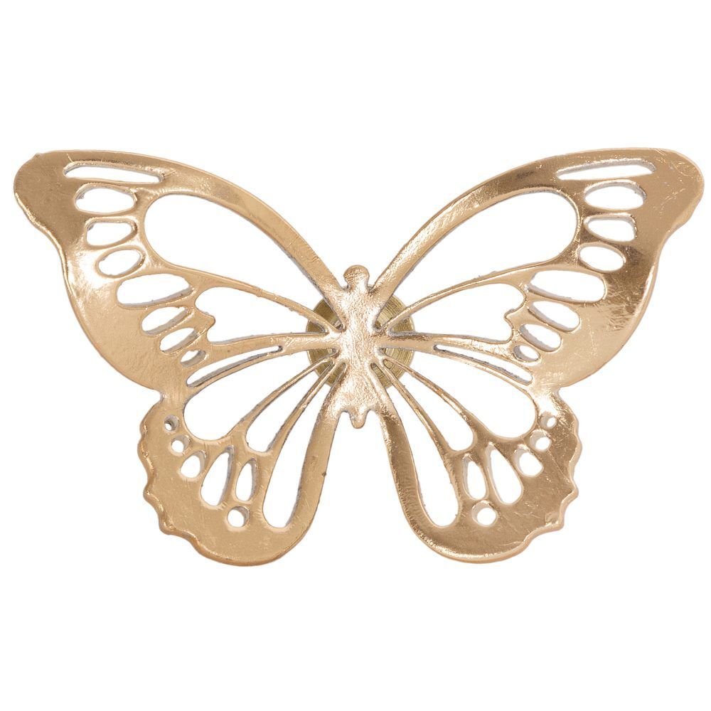 Ручка мебельная Бабочки 90 Айвори