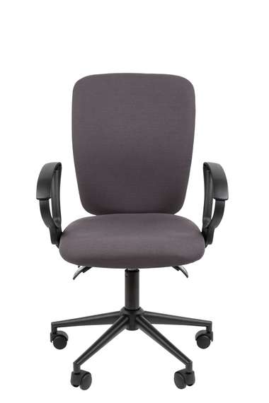 Офисное кресло Chairman 9801 Россия ткань Т13 серый Black