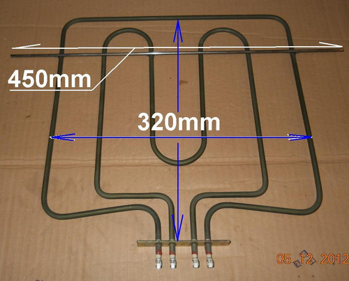 ТЭН духовки верх. 800+1500W  NARDI НЕ ПОСТАВЛЯЕТСЯ