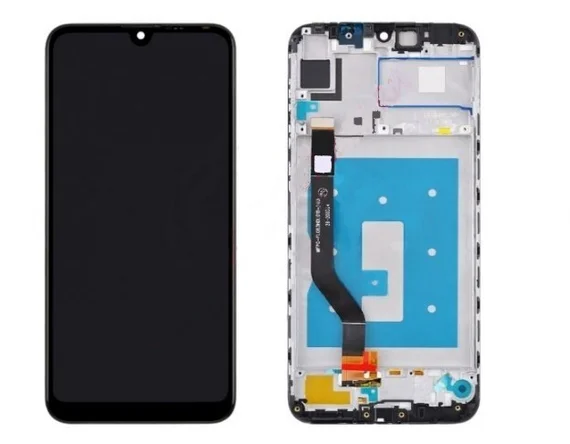 Дисплей для Huawei Y7 2018 / Y7 Prime 2018 /  Enjoy 8 / Nova 2 Lite в сборе  с тачскрином на рамке (серый)