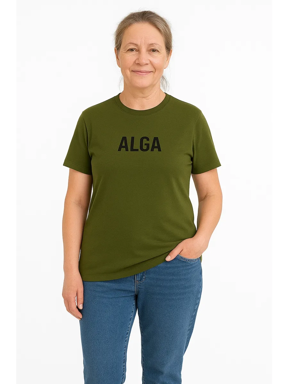 Футболка хаки