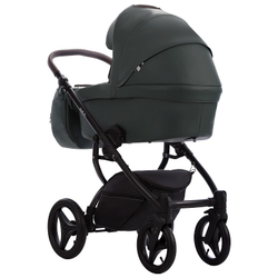 Детская коляска Bebetto Luca Pro 2 в 1 35 зеленая кожа