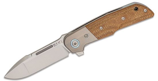 Складной нож MKM "CLAP" MKM/LS01 NCT c клинком из стали Böhler M390 Microclean®, рукоять титан / микарта