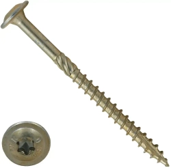 Саморез конструкционный по дереву с прессшайбой 10х400 1кг