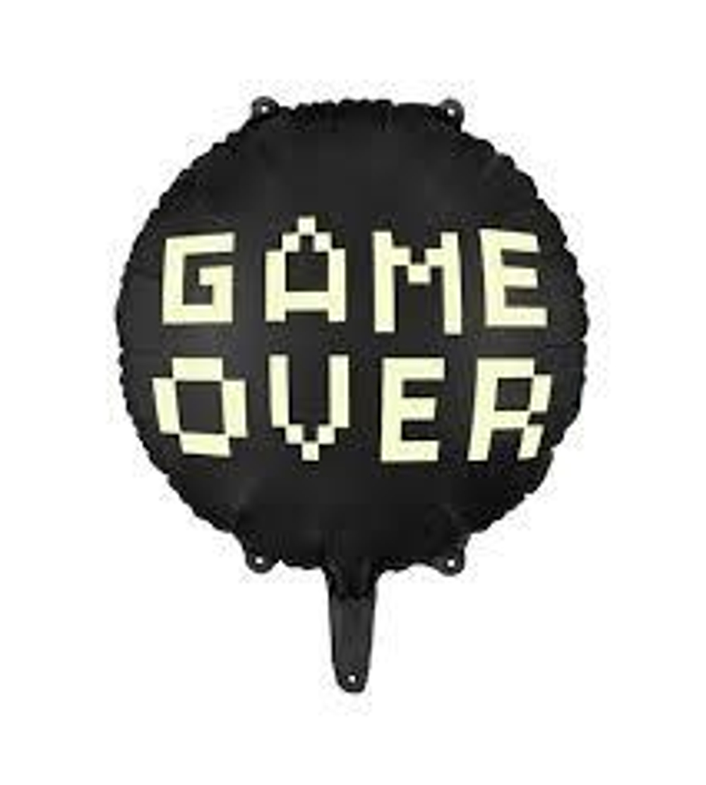 PartyDeco. Круг Game Over 45 см