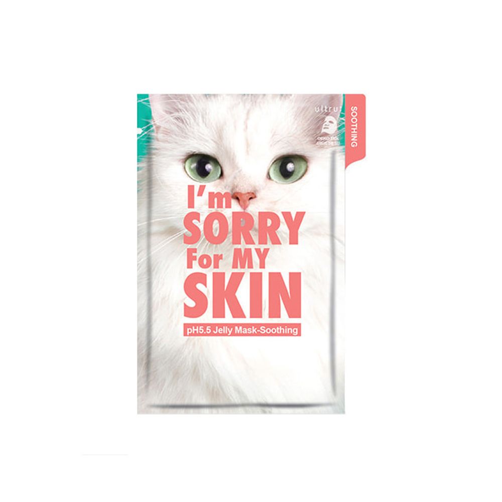 Тканевая маска успокаивающая Ultru I&#39;m Sorry For My Skin pH5.5 Jelly Mask Soothing
