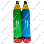 Надувная командная игра "Карандаши", 2,8*0,6*0,6 м