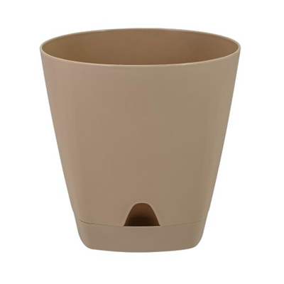 Горшок для цветов AMSTERDAM D 250мм/8л с прикорневым поливом Молочный Шоколад