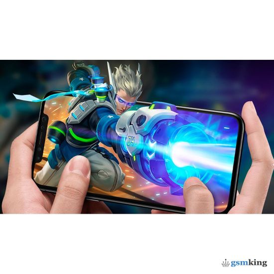 Baseus Glass Film Set (Front film+Back film) For iPhone XS Max (2018) Black SGAPIPH65-TZ01