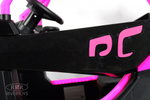 Детский электромобиль RiverToys X707XX BLACK-PINK/черно-розовый