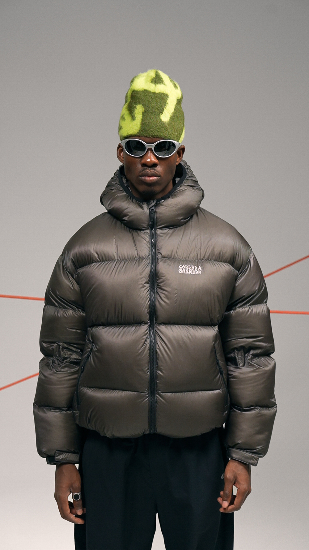 Куртка Called a Garment Puffer Fish Down Jacket "Carbon"