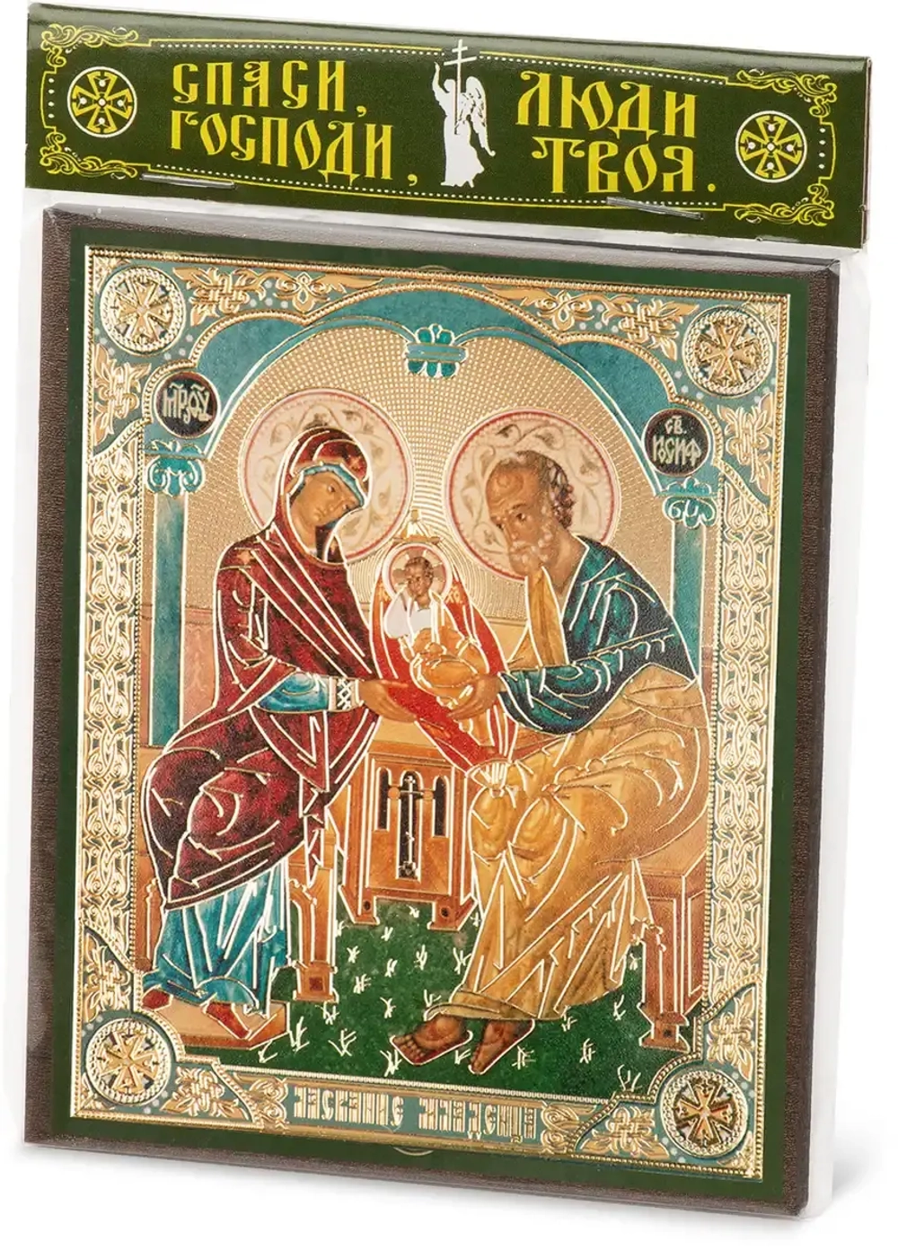 Икона БМ "Ласкание младенца" 10х12 на МДФ-6