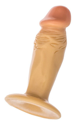Пробка-фаллос телесного цвета - 11,5 см. (Цвет: телесный)