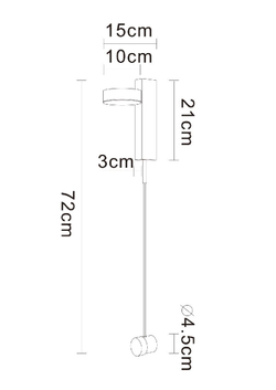 Бра Arte Lamp A2142AP-10PB