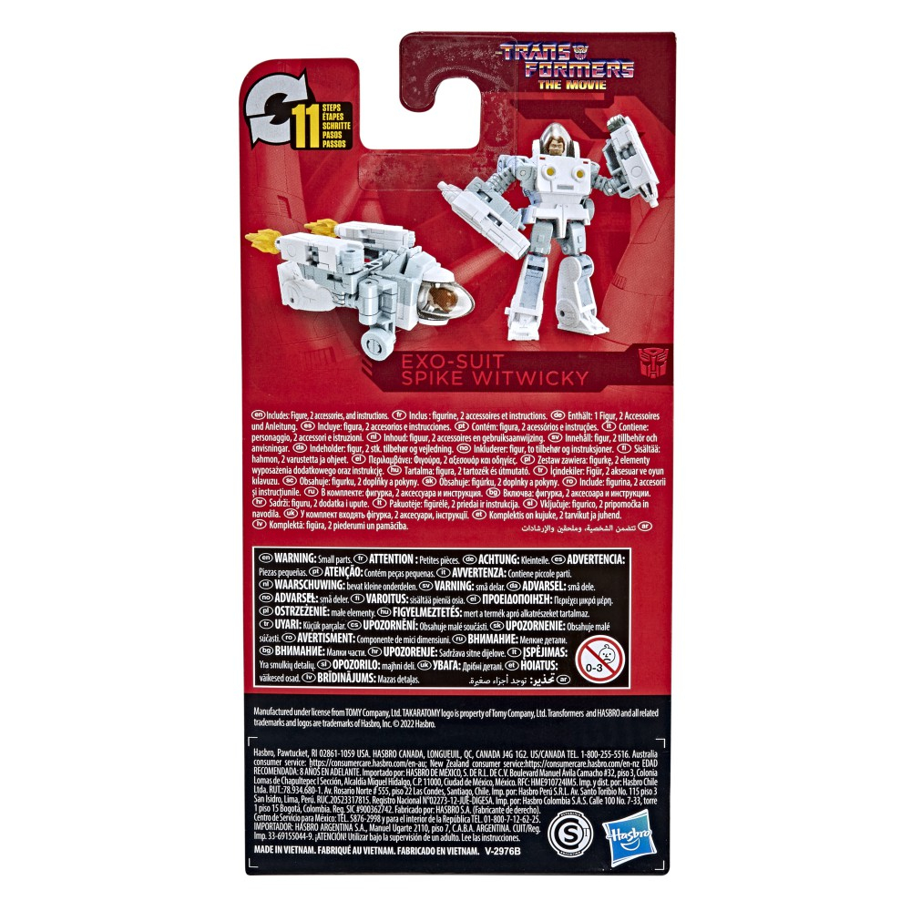 Transformers Studio Series Core Class - Серия Фильм Фигурка Exo-Suit Spike Witwicky F3142