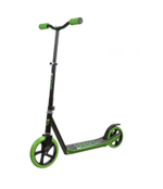 Самокат Novatrack Polis Plastic NF, колеса 230/180 мм, зеленый