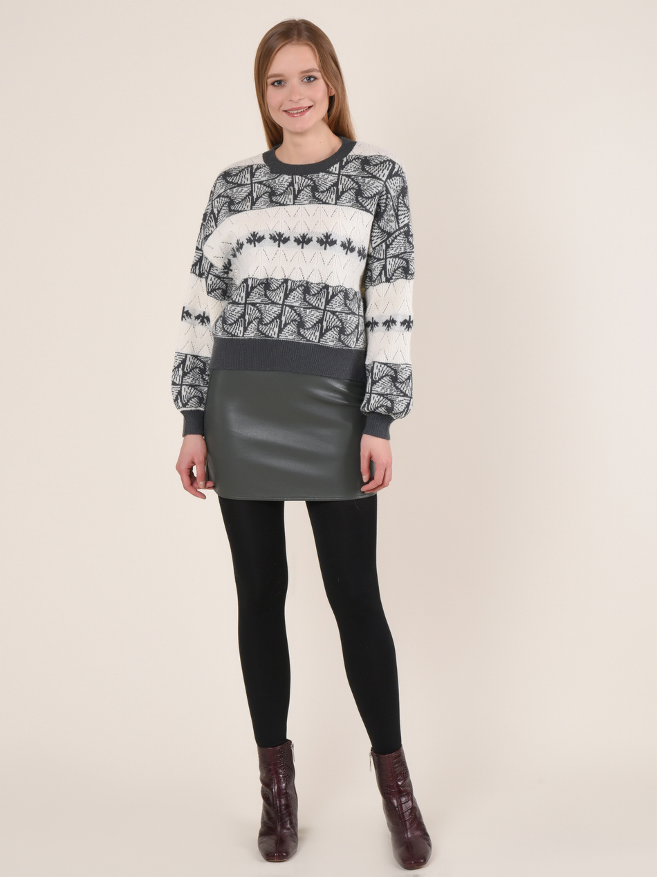 Юбка женская эко кожа