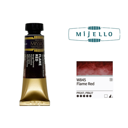 Акварель Mijello Granulation 15 мл. W845 [D] Flame Red