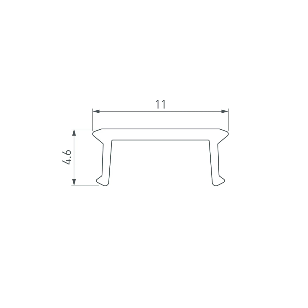 Экран COMFORT10-V-FANTOM-2000 OPAL (Arlight, Пластик) 052559