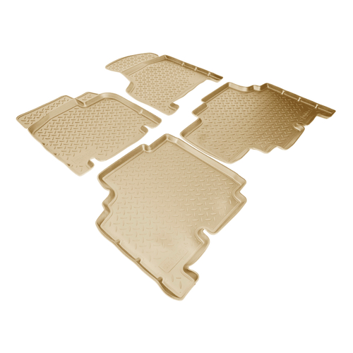 Ковры в салон Norplast/Unidec для Dodge Grand Caravan (2000-2007), Бежевый, 5 мест, арт.NPL-Po-20-99-B