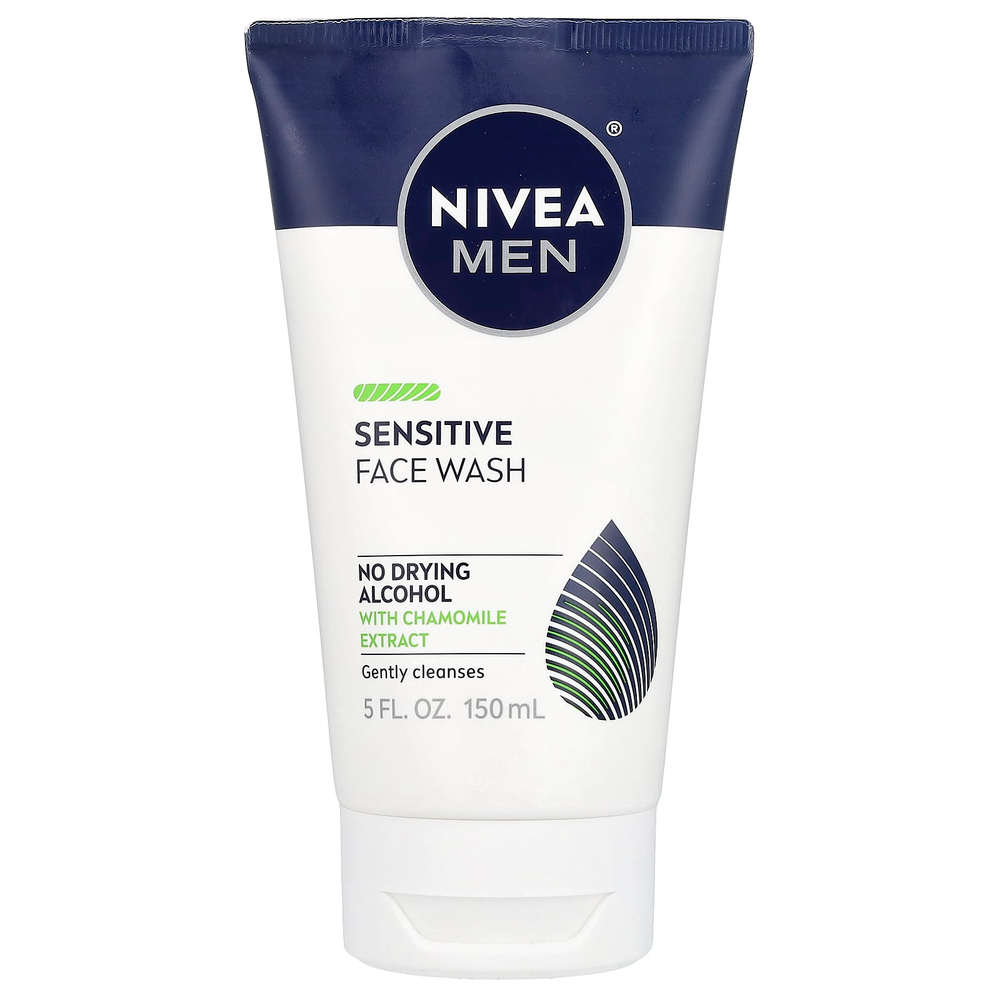 Nivea, Средство для умывания для чувствительной кожи для мужчин, 150 мл (5 жидк. унц.)