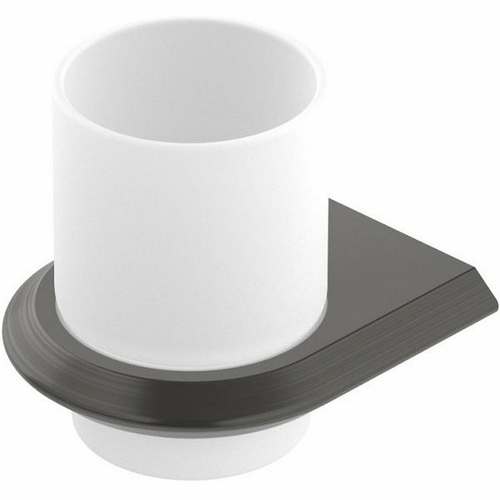 Стакан для зубных щеток Cezares Liner LINER-TUMS-GM Оружейная сталь