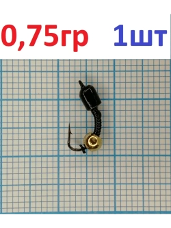 Мормышка вольф. безнасадочная Лесотка №3