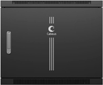 Шкаф настенный 19", 12U Cabeus SH-05F-12U60/60m-R-BK