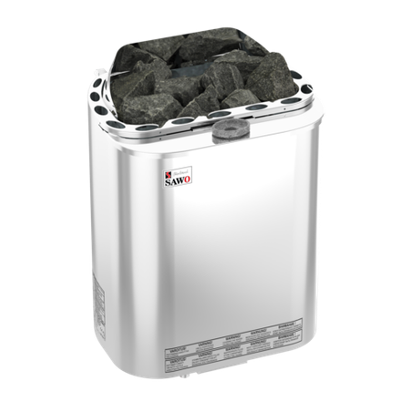 Электрическая печь SAWO SCANDIA COMBI SCAC-90NS-Z (9 кВт, с парогенератором, выносной пульт, внутри оцинковка, снаружи нержавейка)