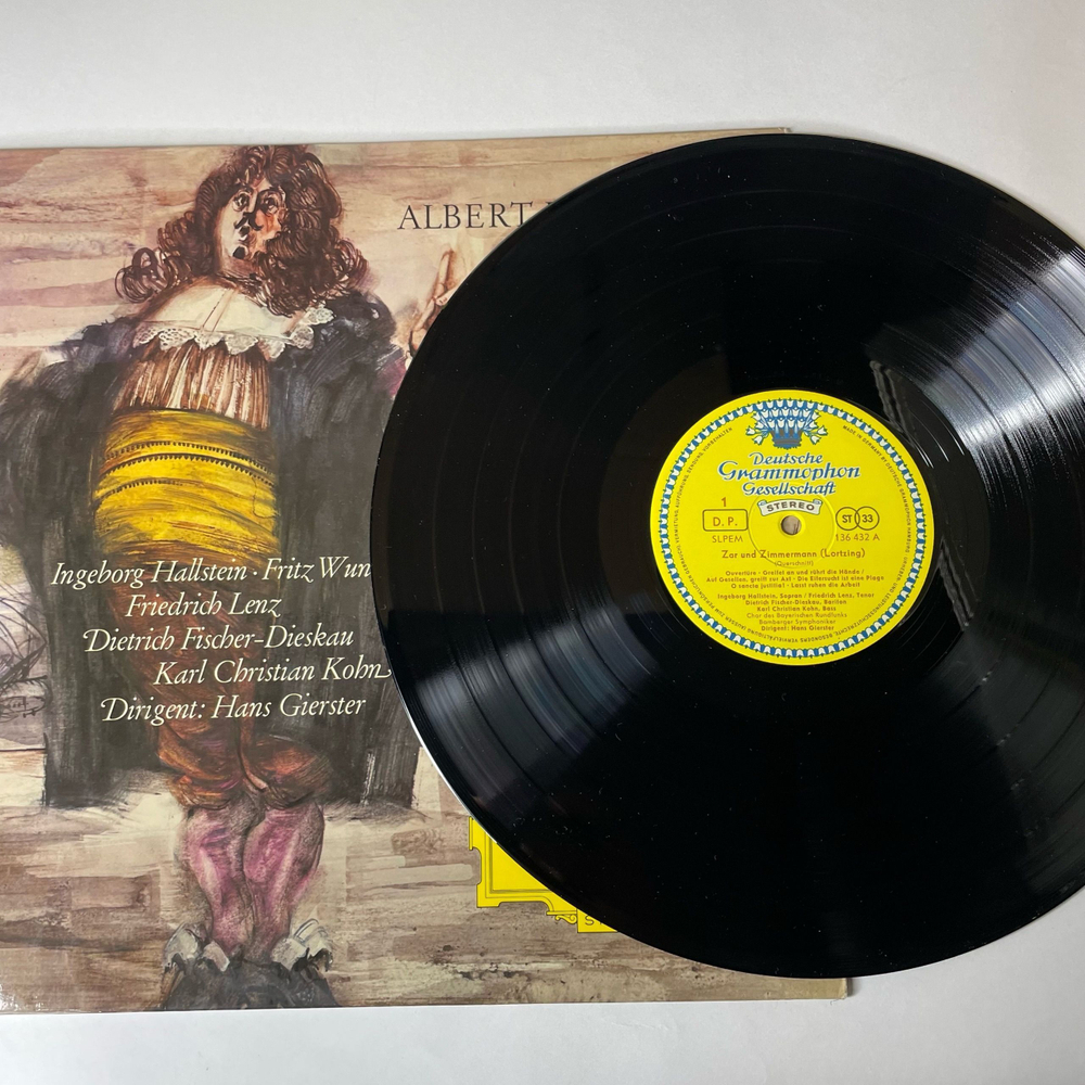 Винтажная виниловая пластинка LP Albert Lortzing , Zar Und Zimmermann Опера Царь и Плотник (Германия 1967)